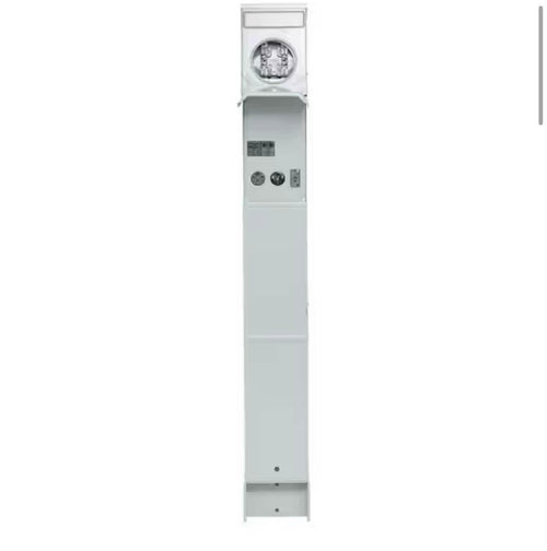 100A Metered RV Earth Burial Pedestal 5-Spaces with 50/30 Amp