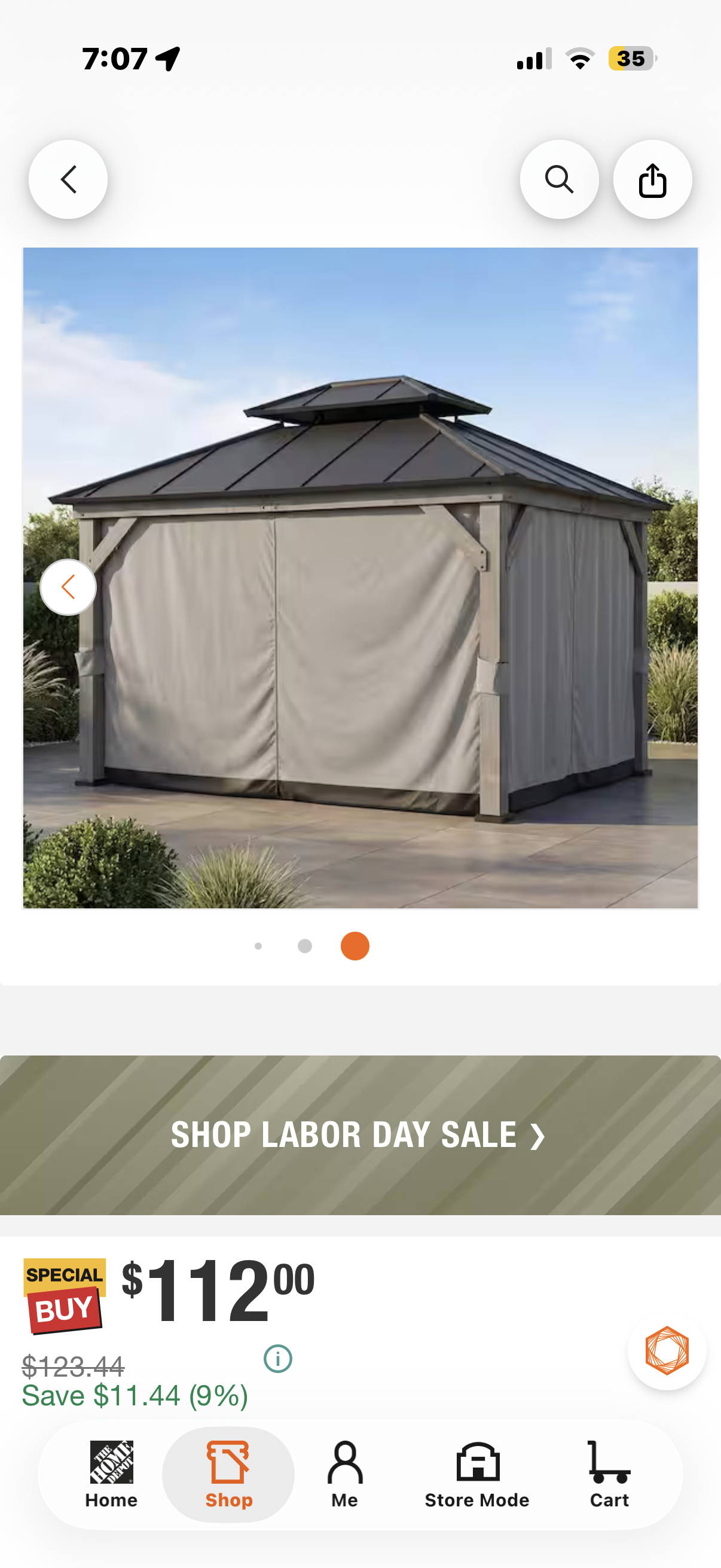 Replacement Universal Curtains for Gazebo 10x12 ft