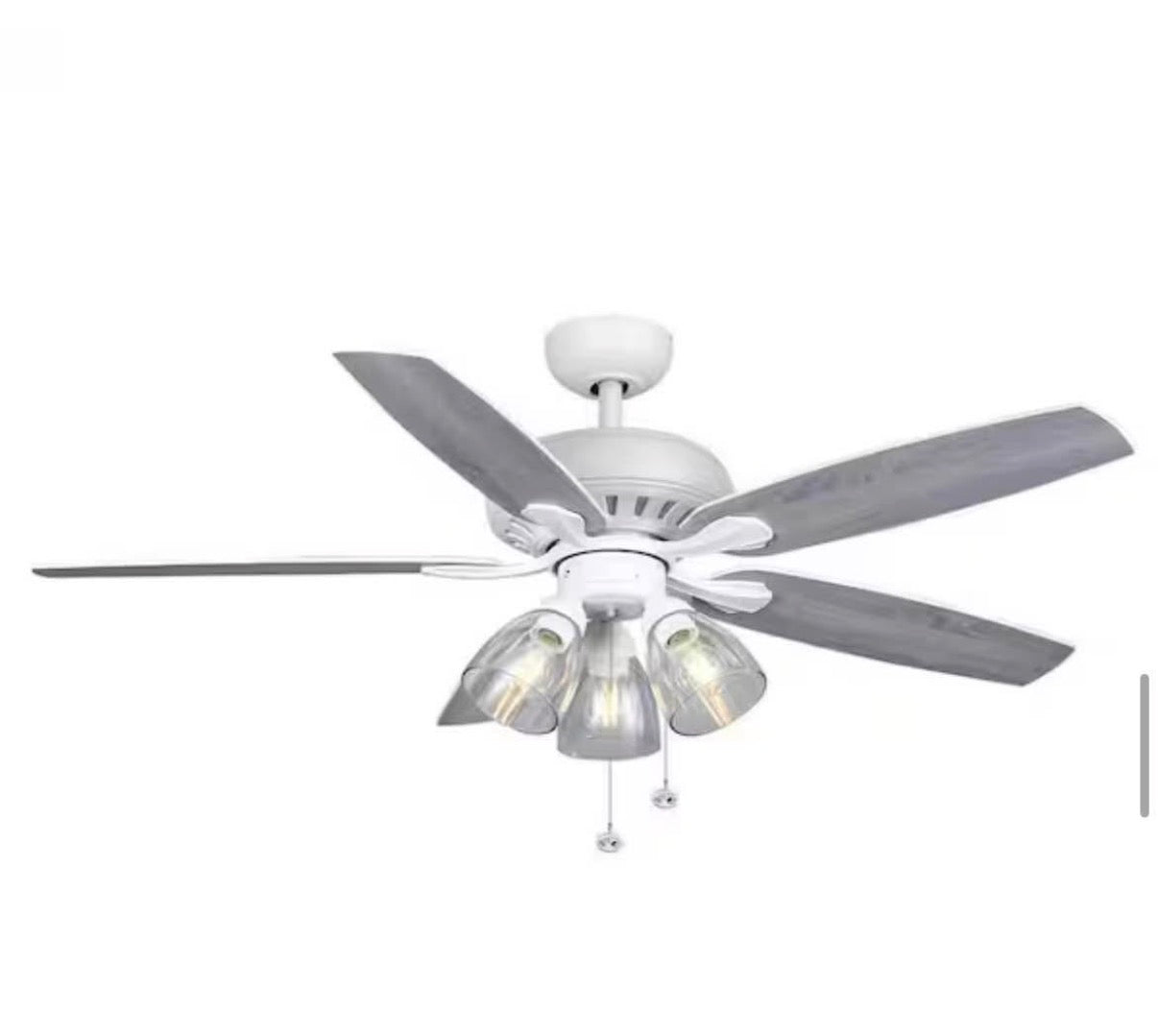 Rockport 52 in Indoor LED White Ceiling Fan