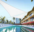 12 ft. x 12 ft. 190 GSM White Triangle Sun Shade Sail Screen