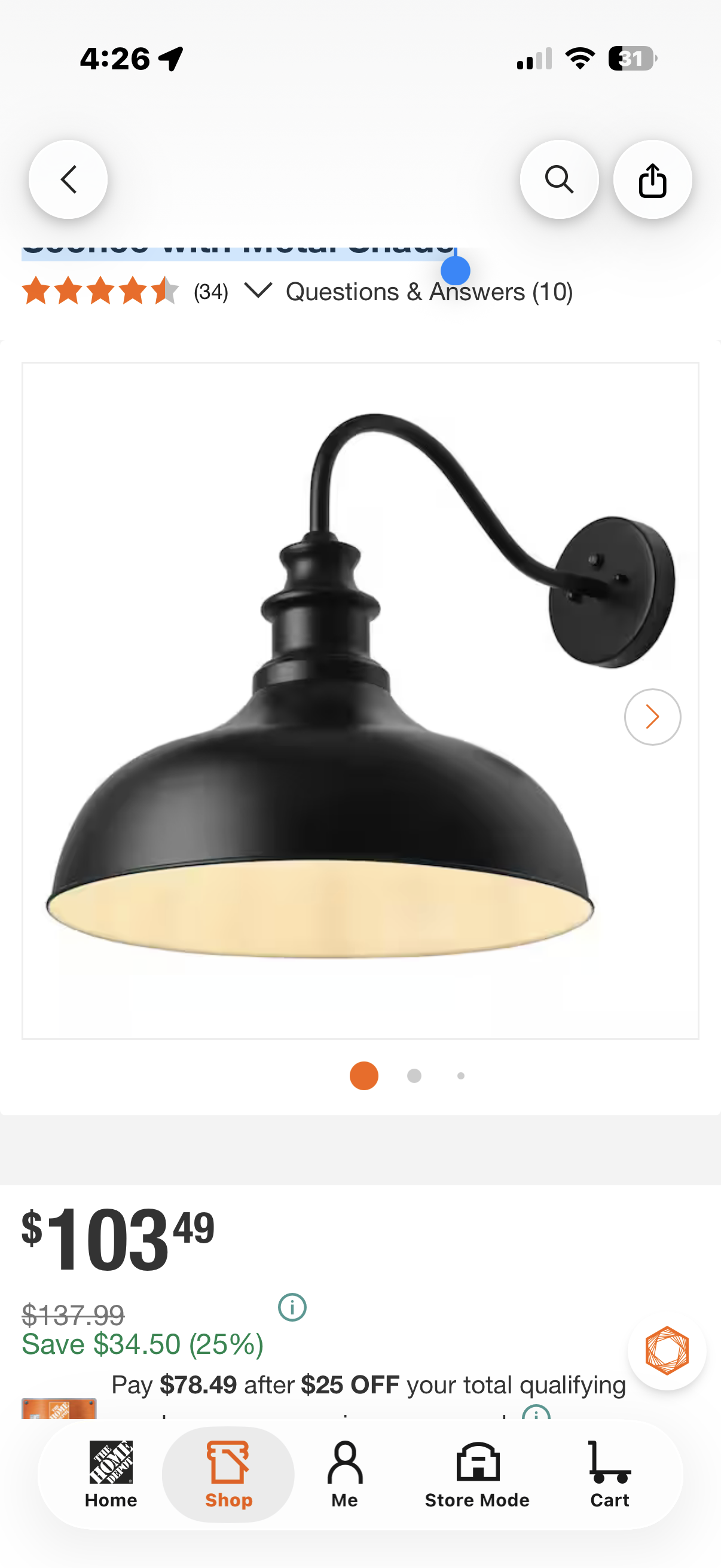 Oversized Gooseneck Outdoor Barn Light Dusk to Dawn