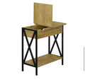 End Table with Flip Top and Charging Station