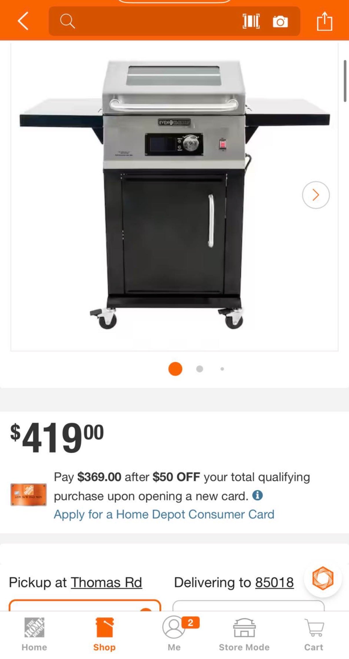 Even Embers Outdoor Electric Grill