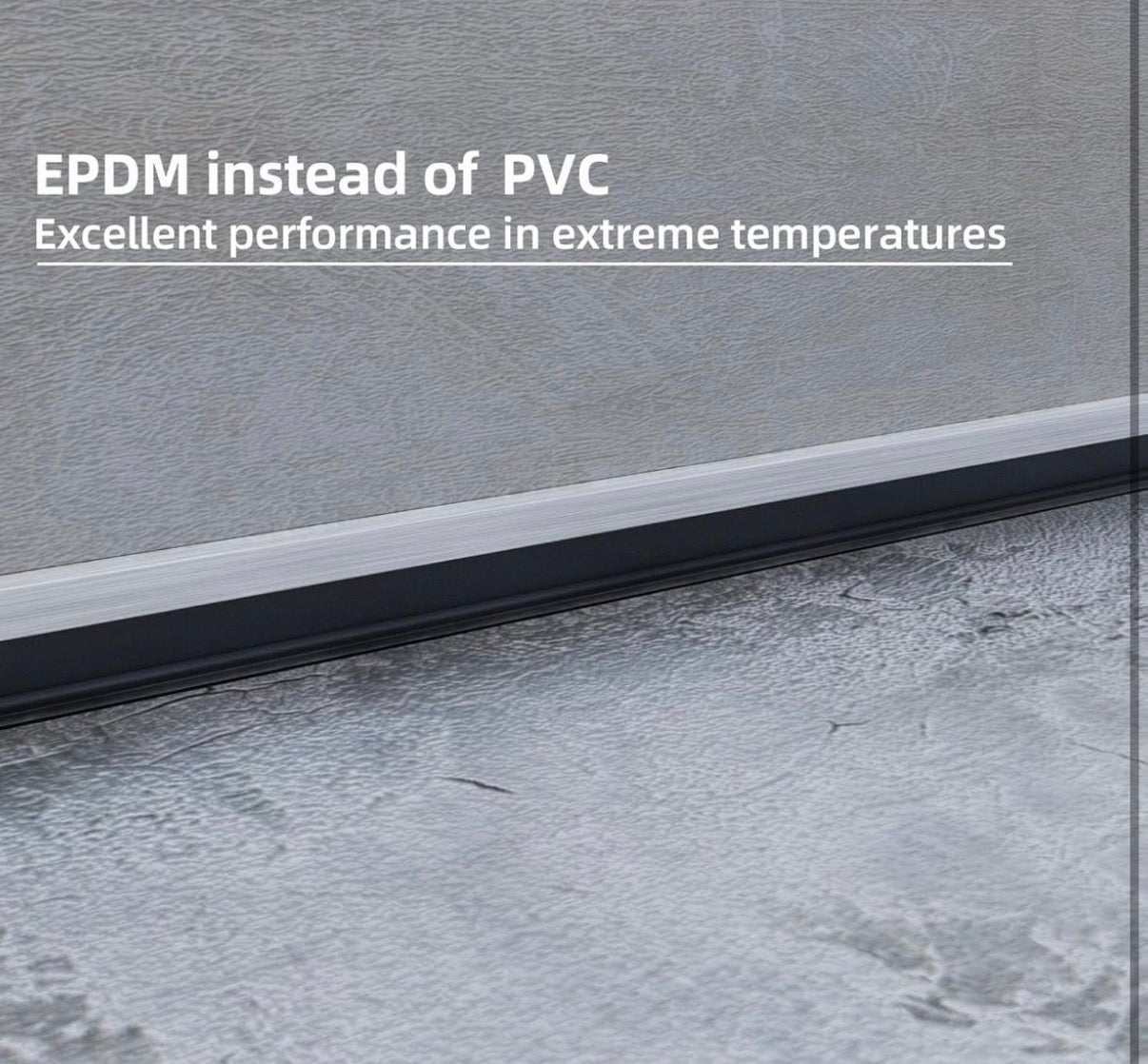10ft Heavy-Duty Garage Door Seals Bottom Rubber