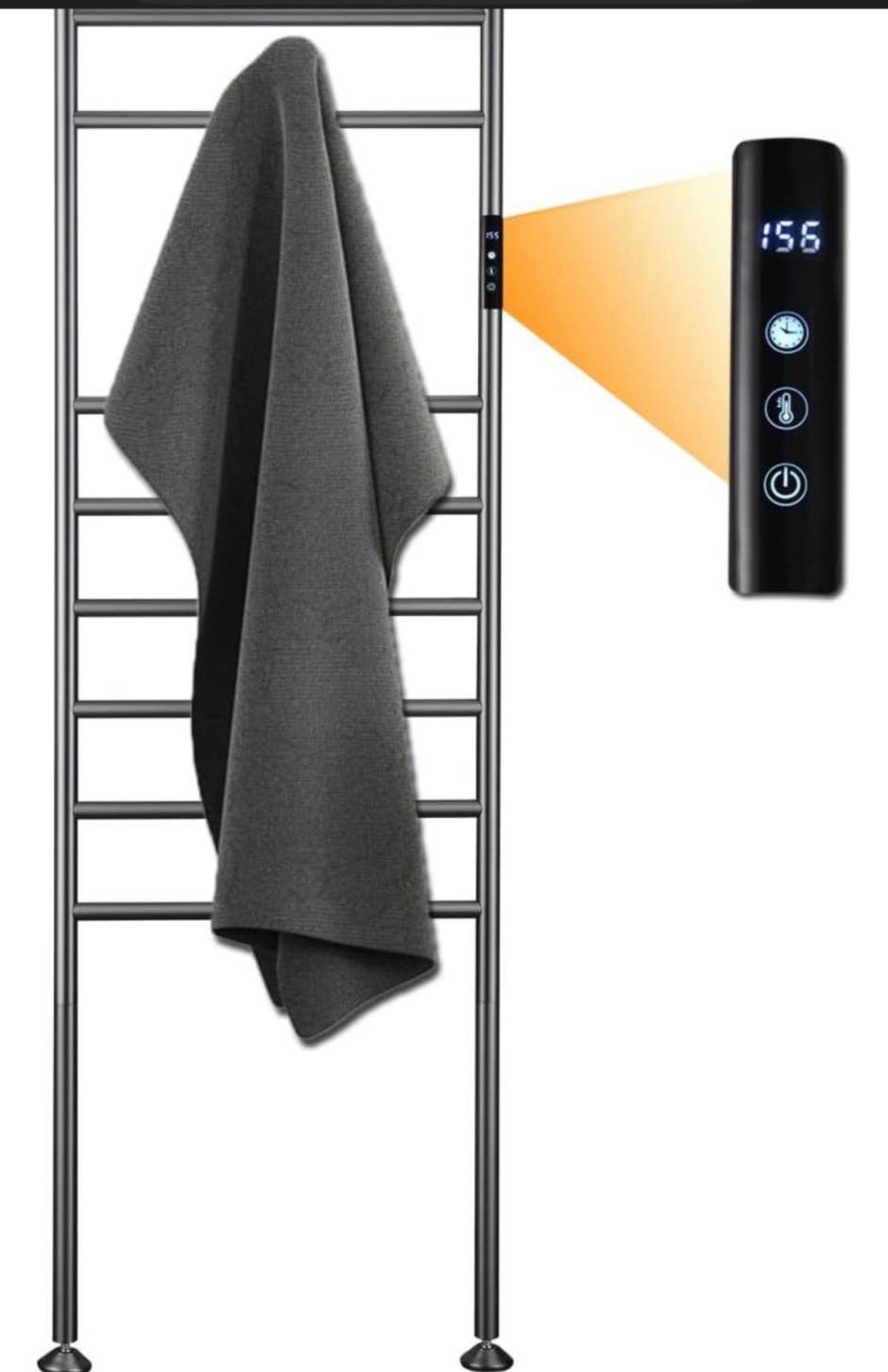 Smart WiFi Towel Warmer Voice Control Hot Towel Rack (used)