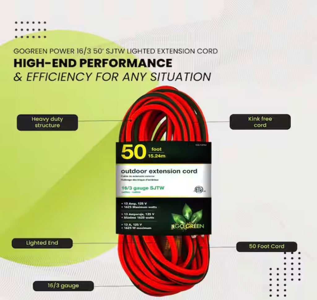 50 ft. Outdoor Extension Cord