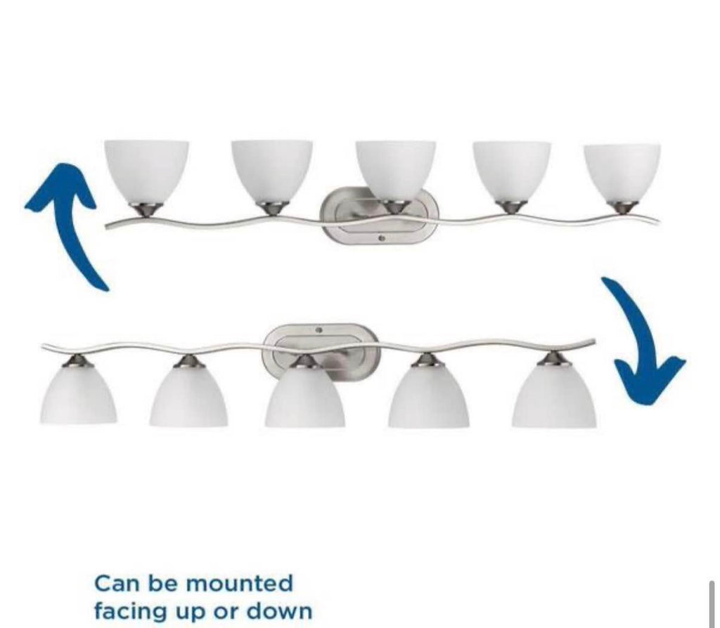 Laird Collection 41-5/8 in. 5-Light Brushed Nickel  vanity light