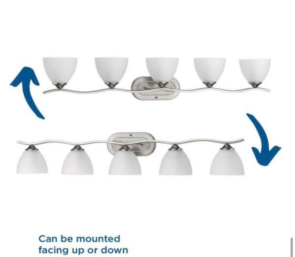 Laird Collection 41-5/8 in. 5-Light Brushed Nickel  vanity light
