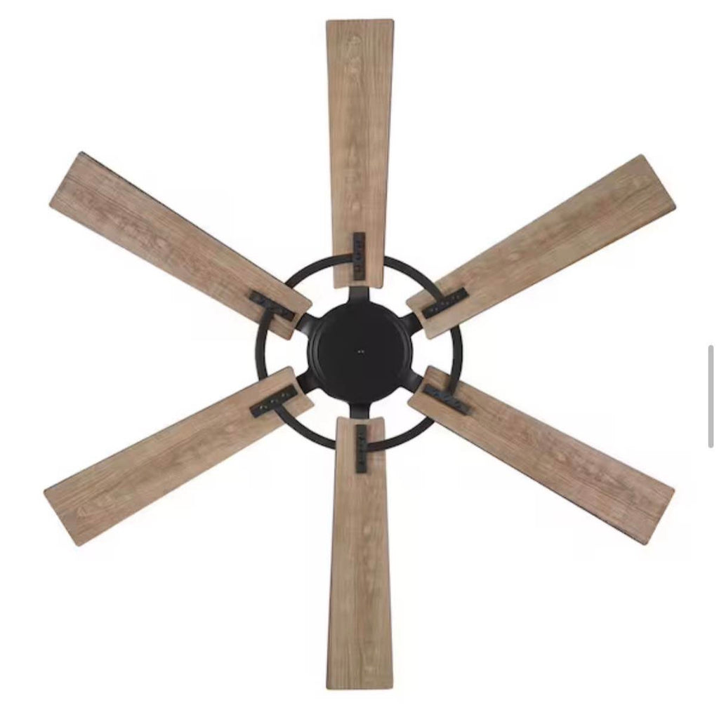 Makenna 52 in. Indoor/Covered Outdoor Ceiling Fan in Matte Black