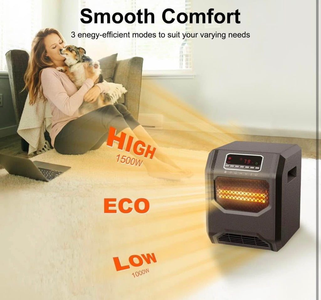 Infrared Space Heater 3 Mode 1500W