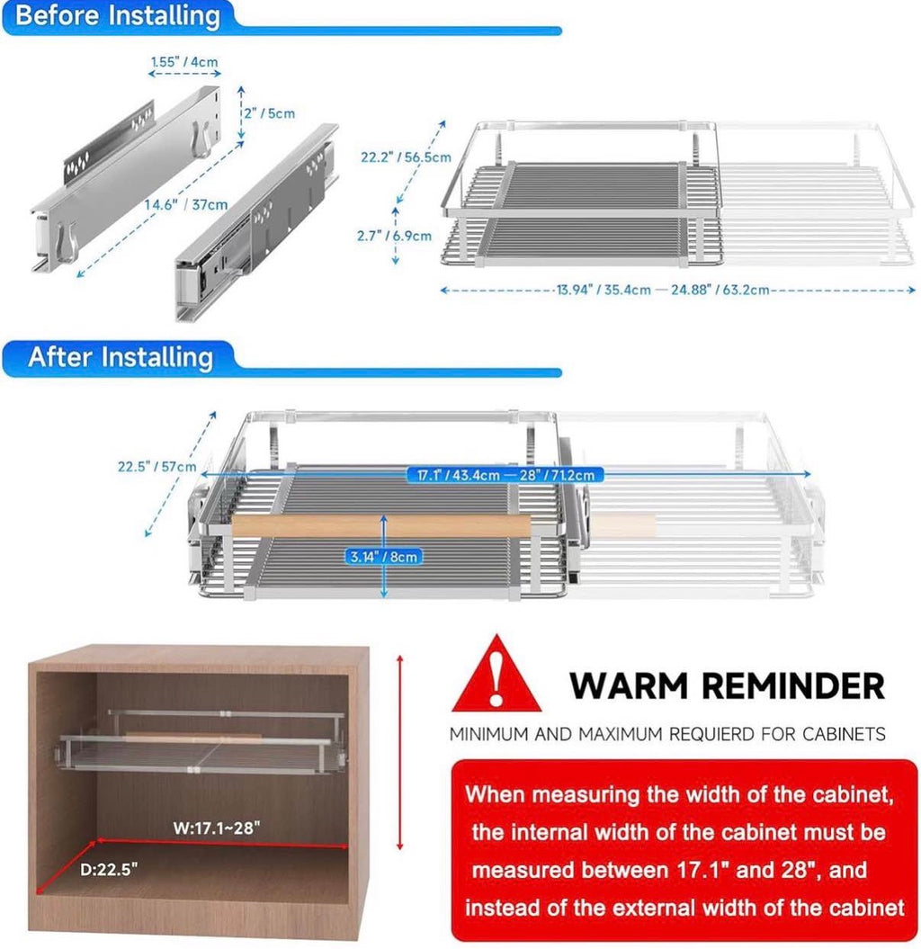 Pull Out Cabinet Organizer
