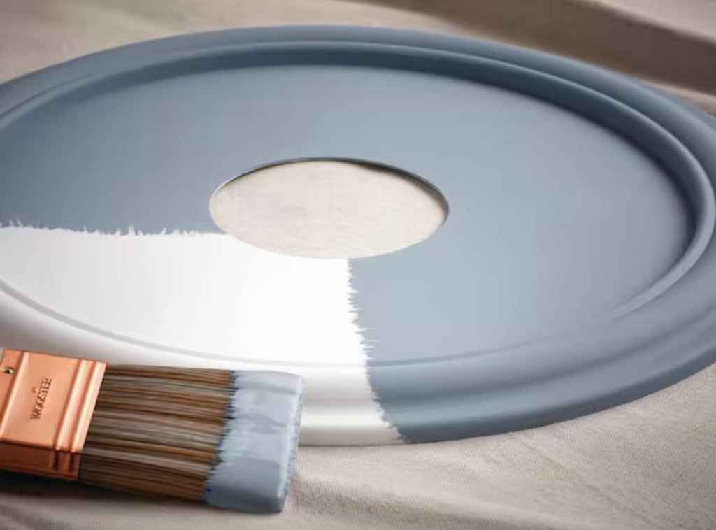 21 in. Smooth White Ceiling Medallion set of (6)