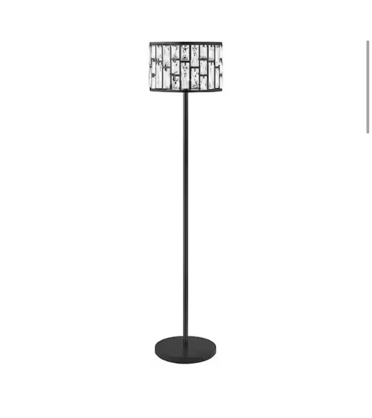 57 in Crystal Floor Lamp