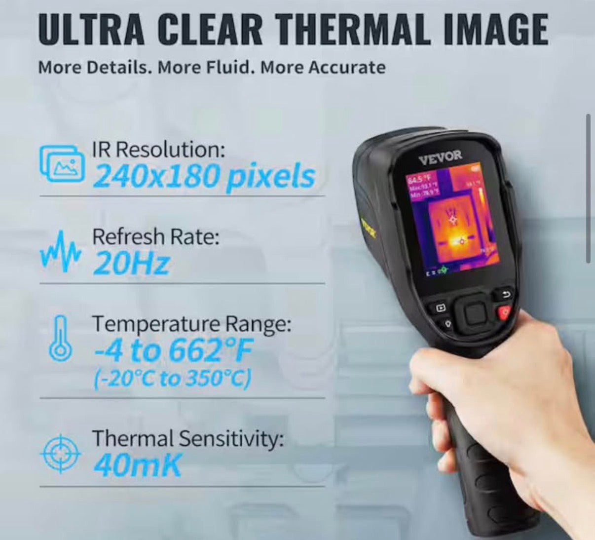 Thermal Imaging Camera 240x180 IR Resolution