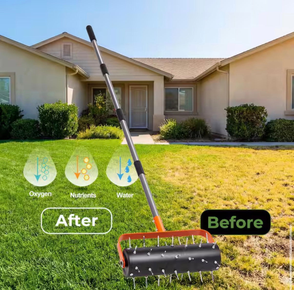 Heavy-Duty Lawn Aerator