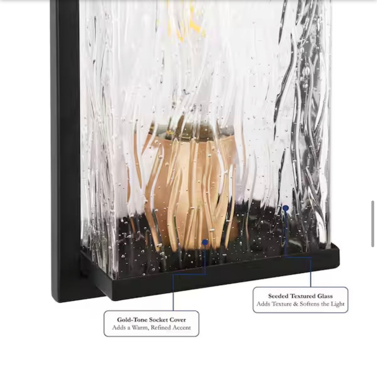Modern Black Outdoor Wall Lantern Sconce