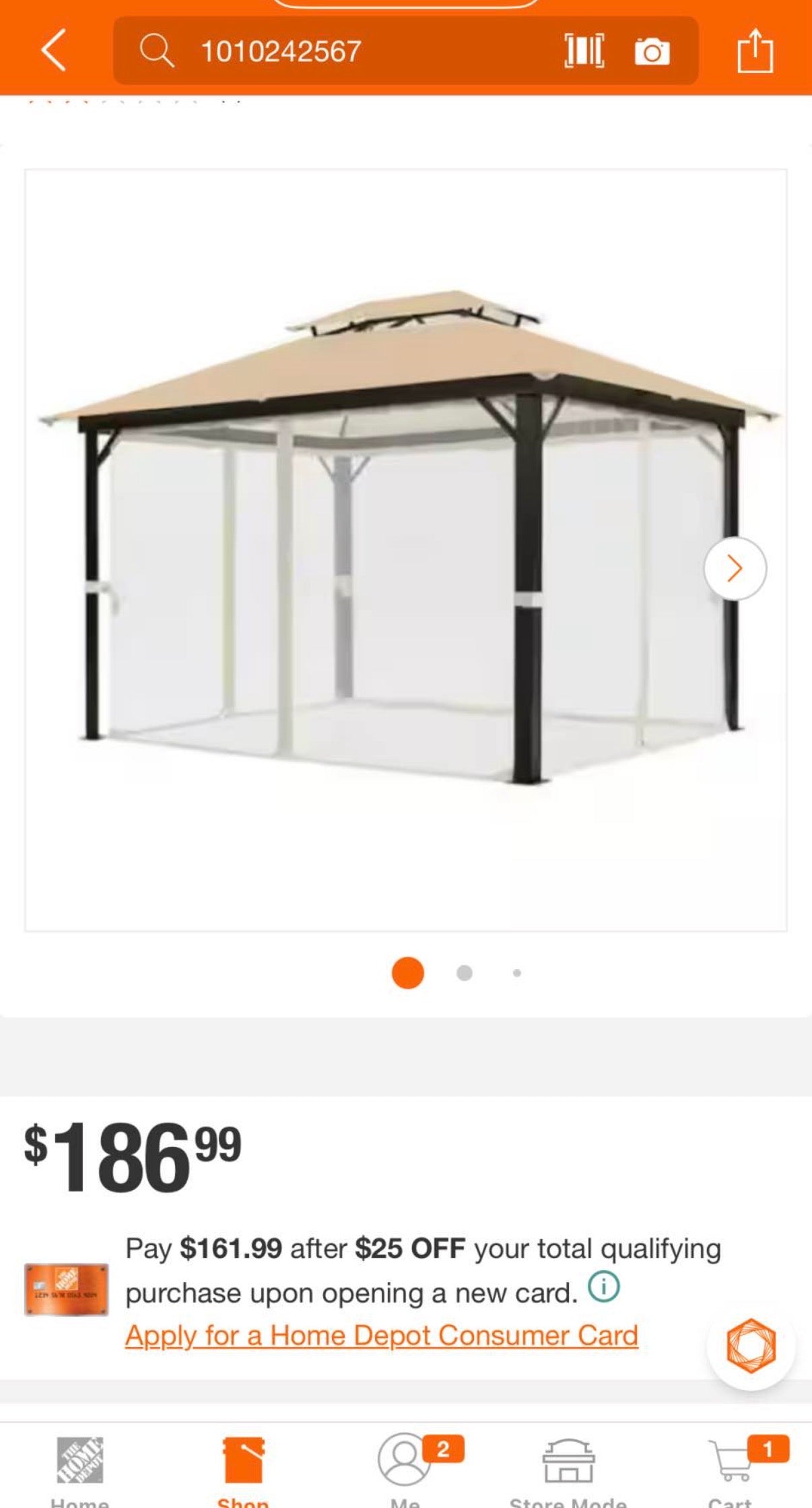 Replacement Canopy for Spencer Hill 10x12 Gazebo