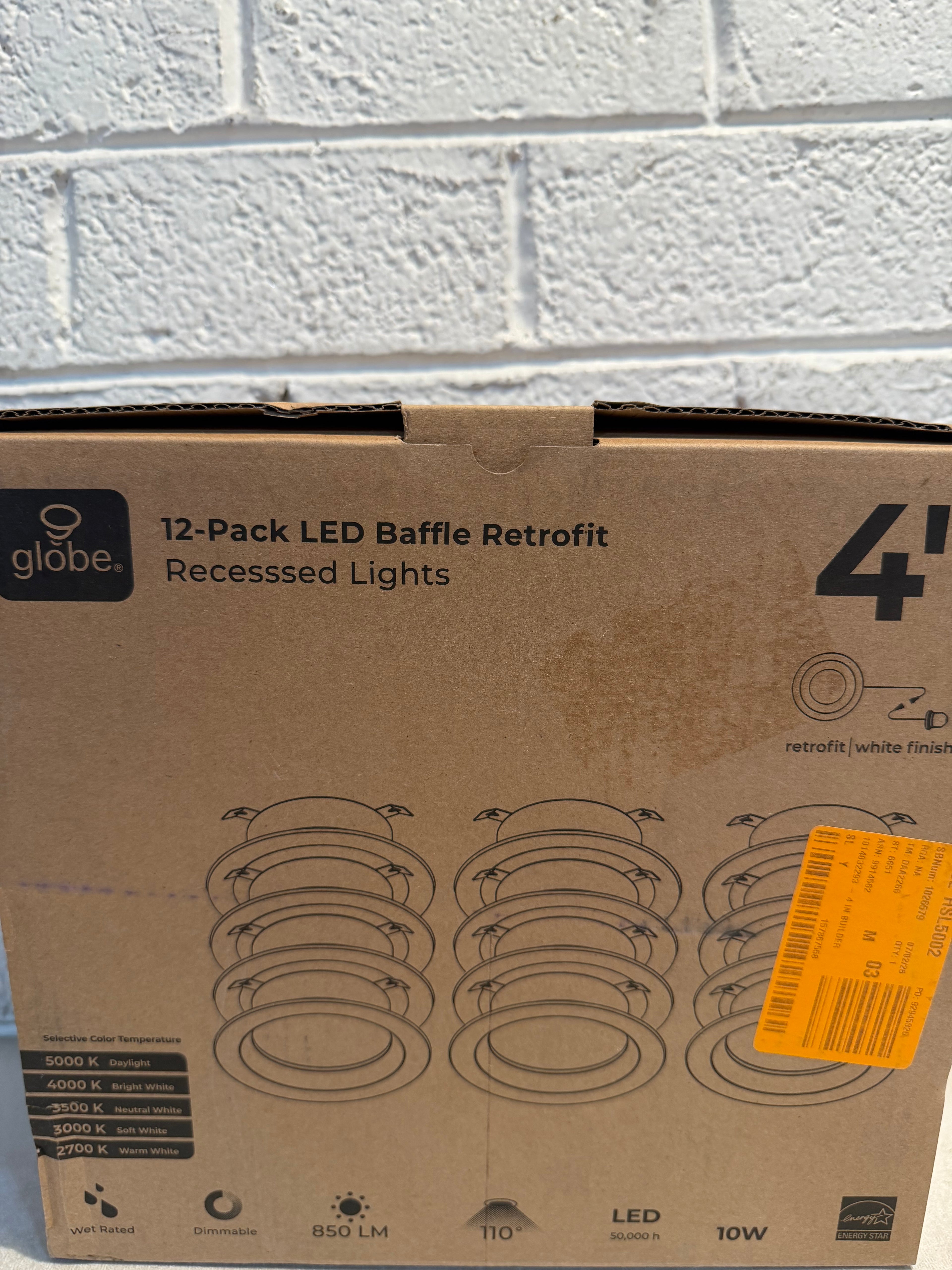 12-pack 4 in. LED Recessed Light