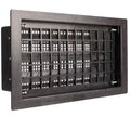 16 in. x 8 in. Automatic Open/Close Foundation Vent in Black (Carton of 10)