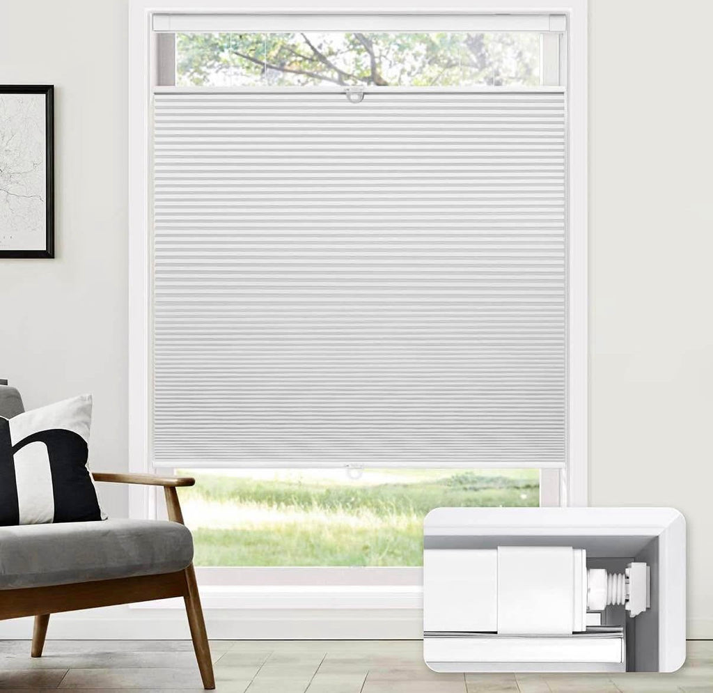 LazBlinds No Tools No Drill Cordless Cellular Shades 36"x64"