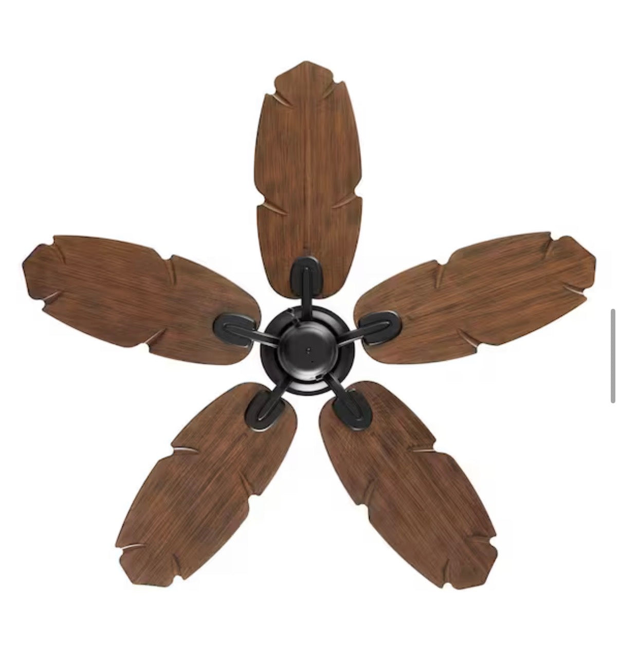 Lillycrest II 52 in. Indoor/Outdoor Matte Black Wet Rated Ceiling Fan