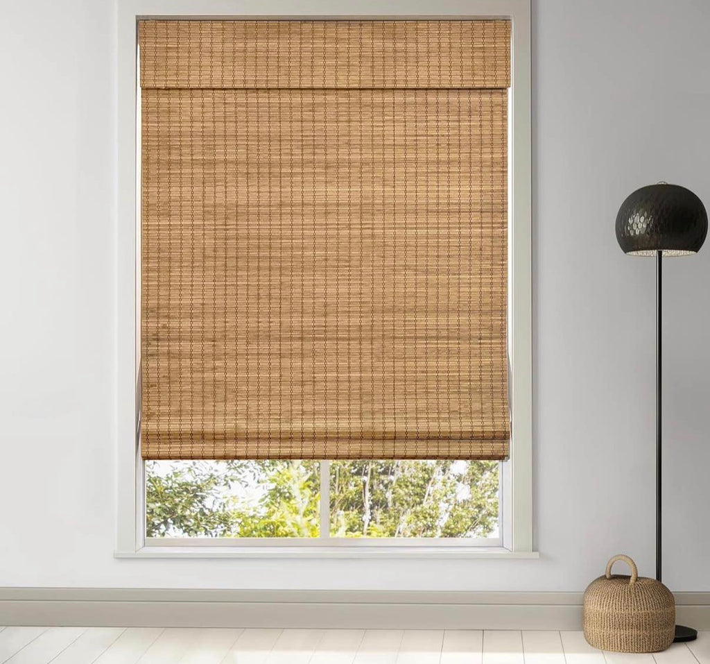 Cordless Bamboo Roman Shades