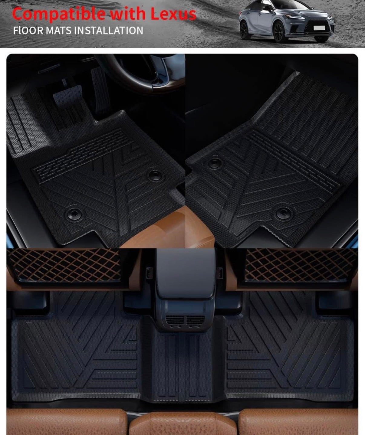 Lexus RX350 Floor Mats 2023-2025