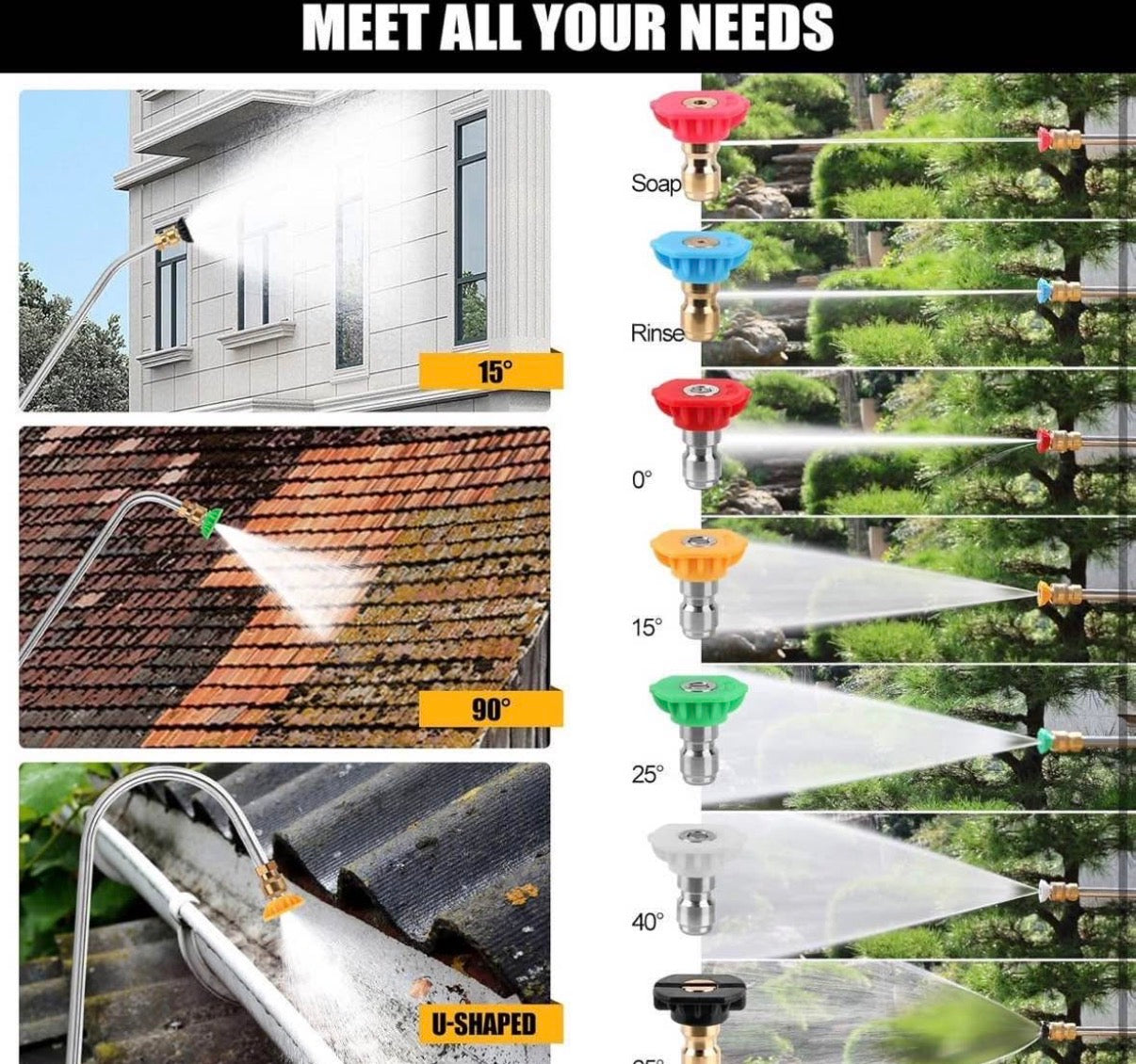 24 FT Telescoping Pressure Washer Wand