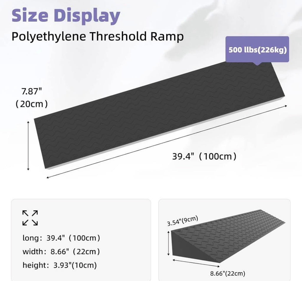 3.5" Rise Threshold Ramps for Doorways