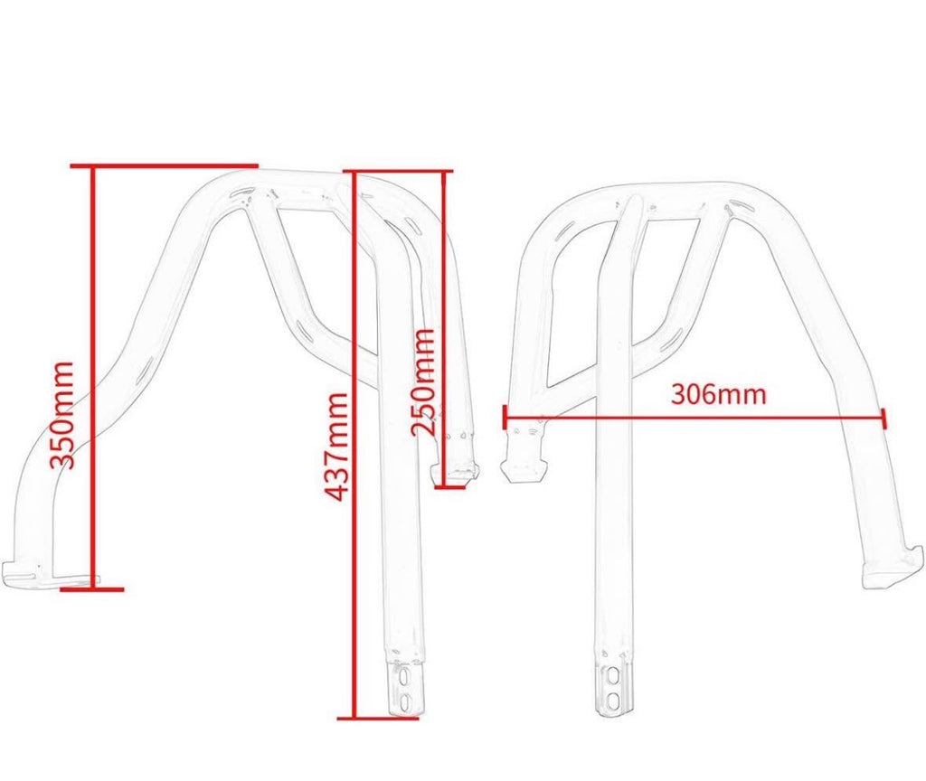 Motorcycle Engine Guard Bumper Highway Crash Bars