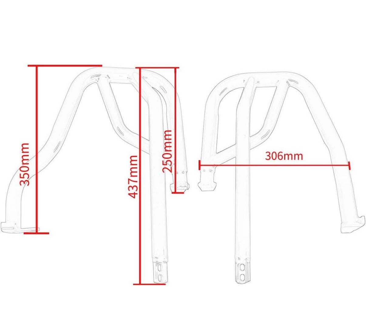 Motorcycle Engine Guard Bumper Highway Crash Bars