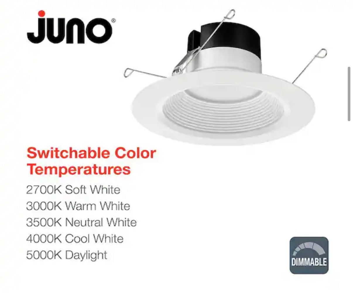 6-Pack LED Recessed Ceiling Lights