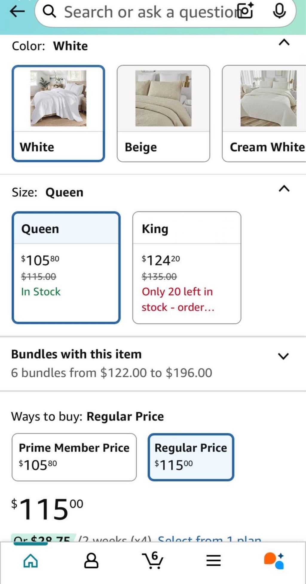 Luxury White Quilt Bedding Set Queen Size