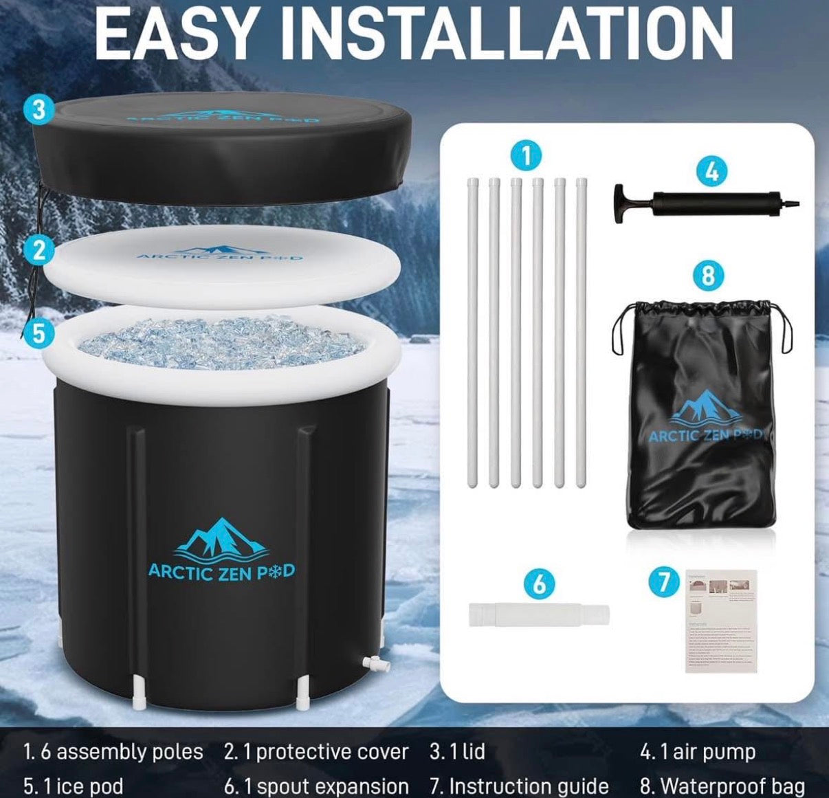 Portable Ice Bath Tub