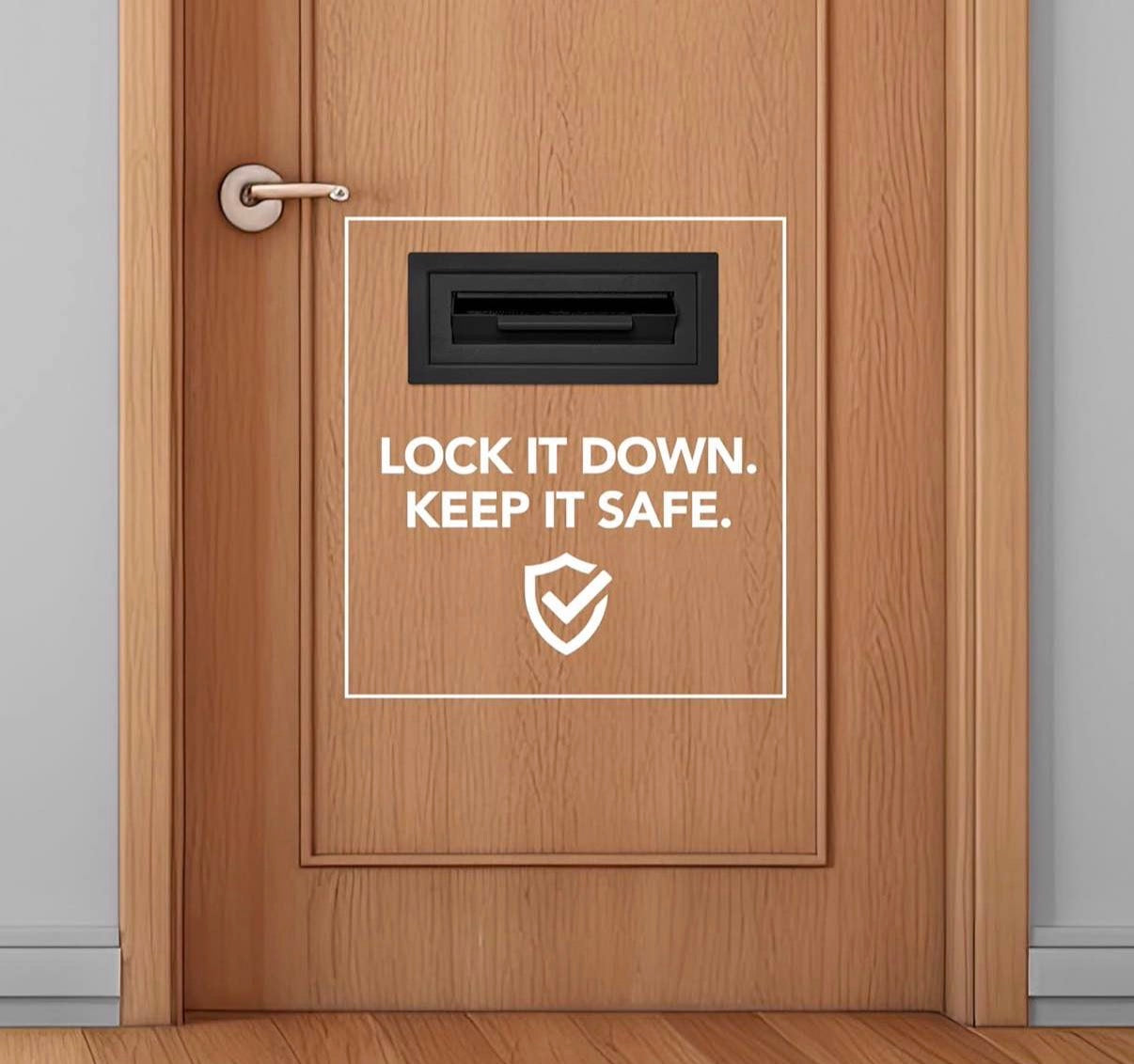 Through-the-Door Drop Box Deposit Safe 12 x 6 x 15"