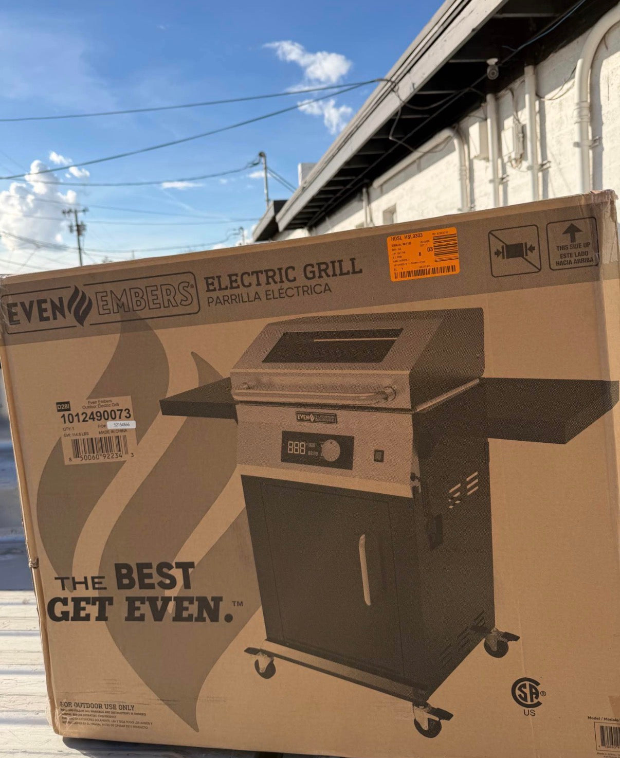 Even Embers Outdoor Electric Grill