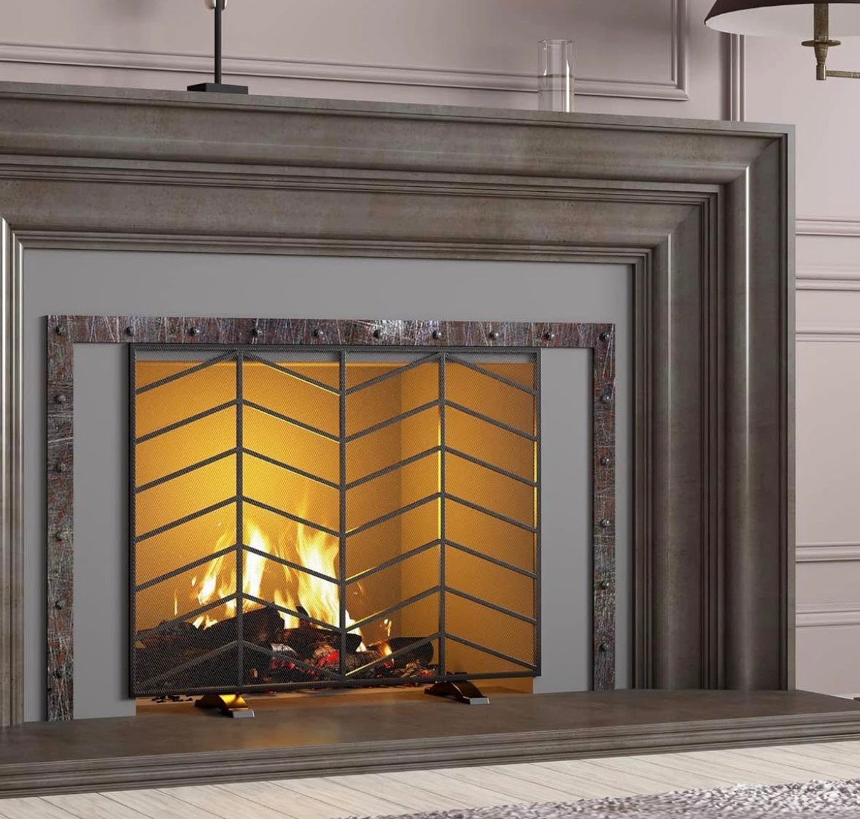 Fireplace Screen Guard for Living Room