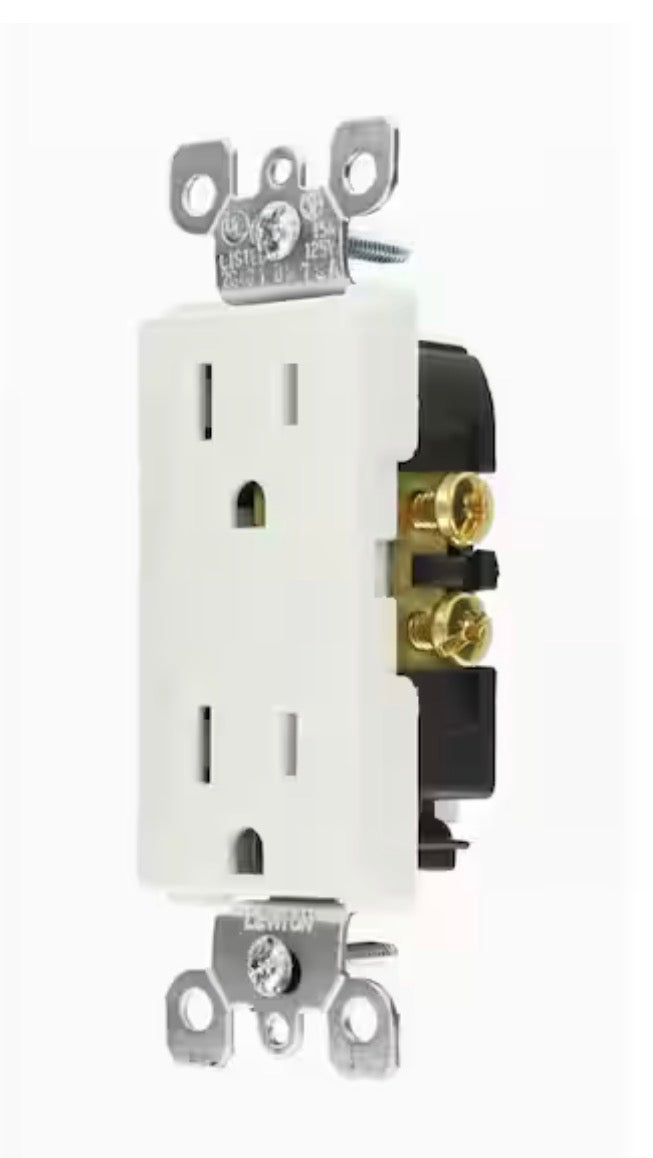 15 Amp 125 V Duplex Outlet/Receptacle, (10-Pack)