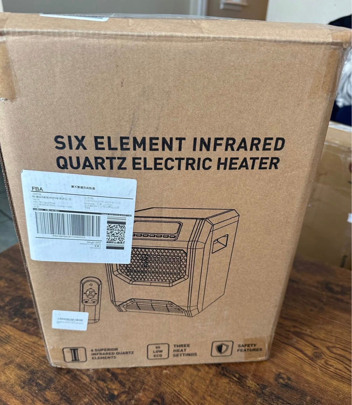 Infrared Space Heater 3 Mode 1500W