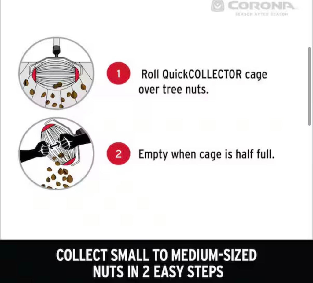 MAX 48 in. QuickCOLLECTOR Nut Gatherer with Carbon Steel Handle
