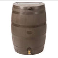 50 Gal. Rain Barrel in Walnut with Brass Spigot