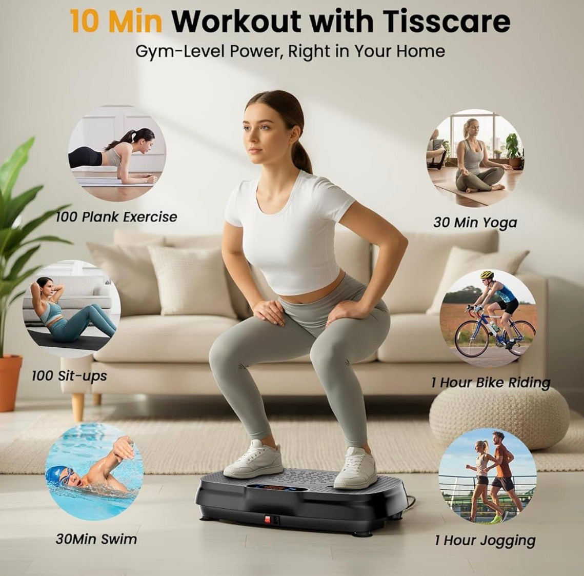 Vibration Plate Exercise Machine