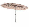 13 ft. Market Patio Umbrella 2-Side in Beige