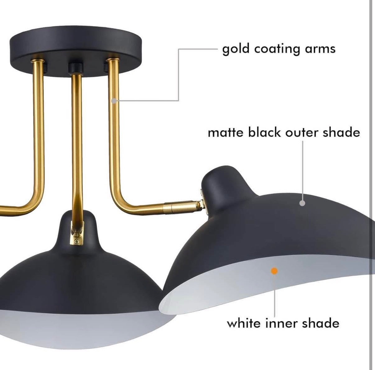 Multi-Directional Ceiling Light Fixture