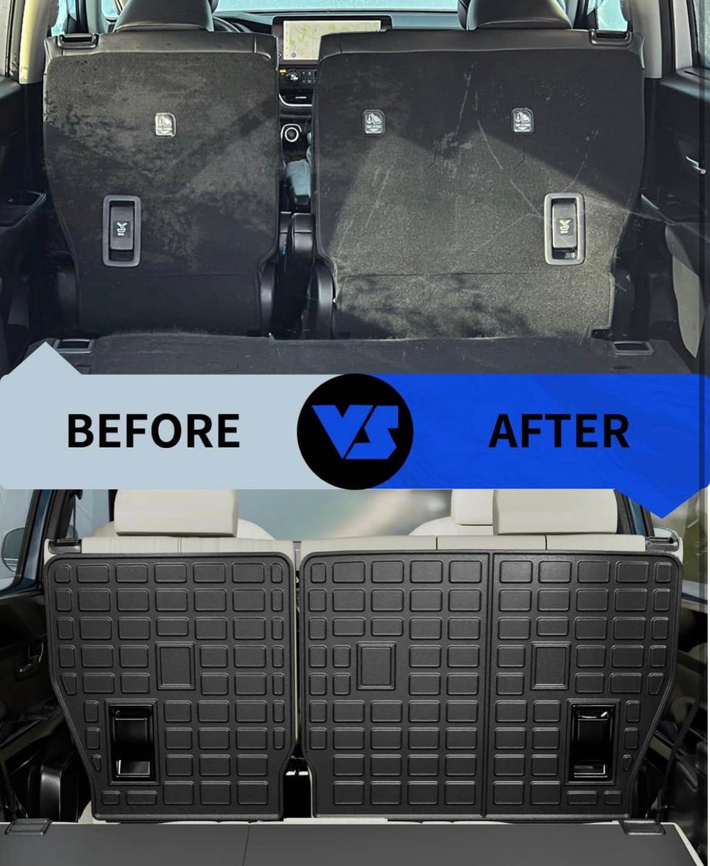 2nd Backrest Mats Back Seat Protector 2024 2025 Toyota Grand Highlander