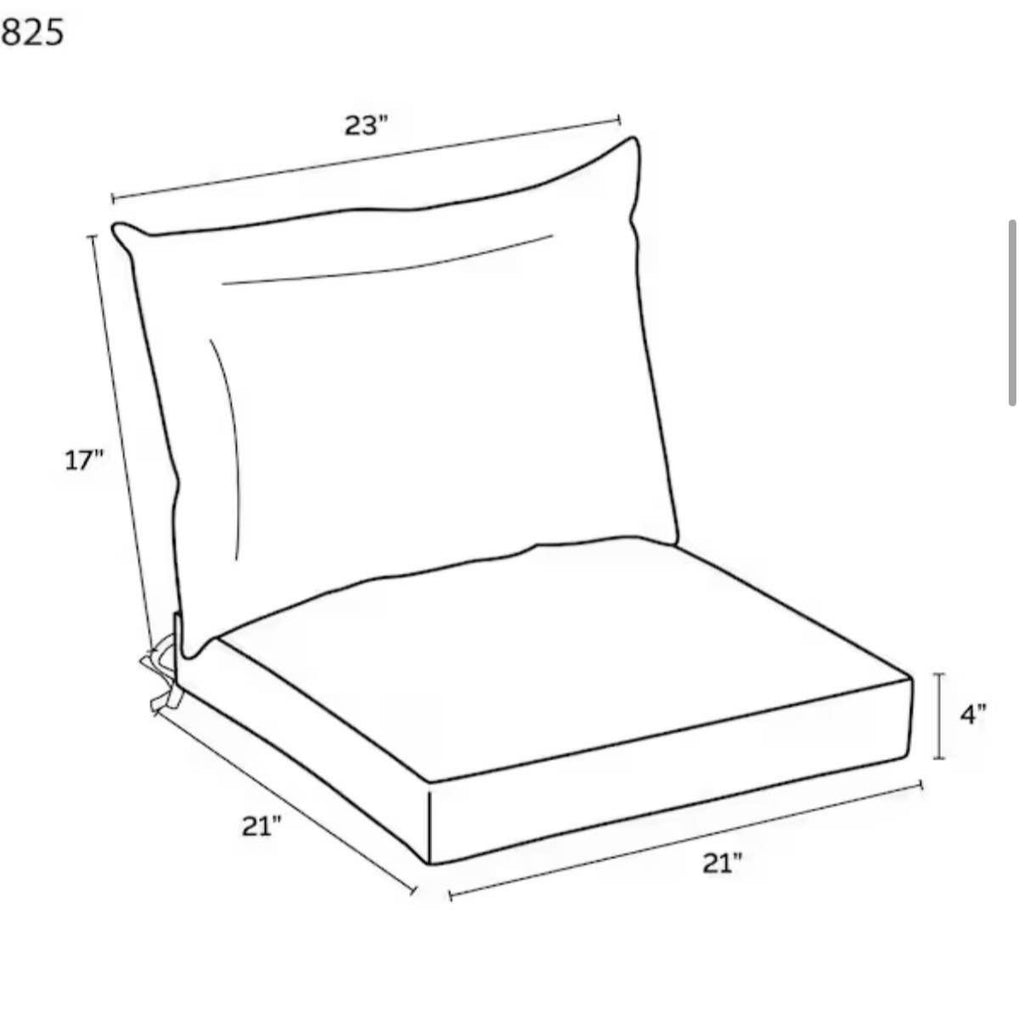 21 in. x 21 in. Ruby Red Leala Outdoor Dining Chair Cushion