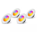 4-Pack Smart RGB LED Recessed Lights