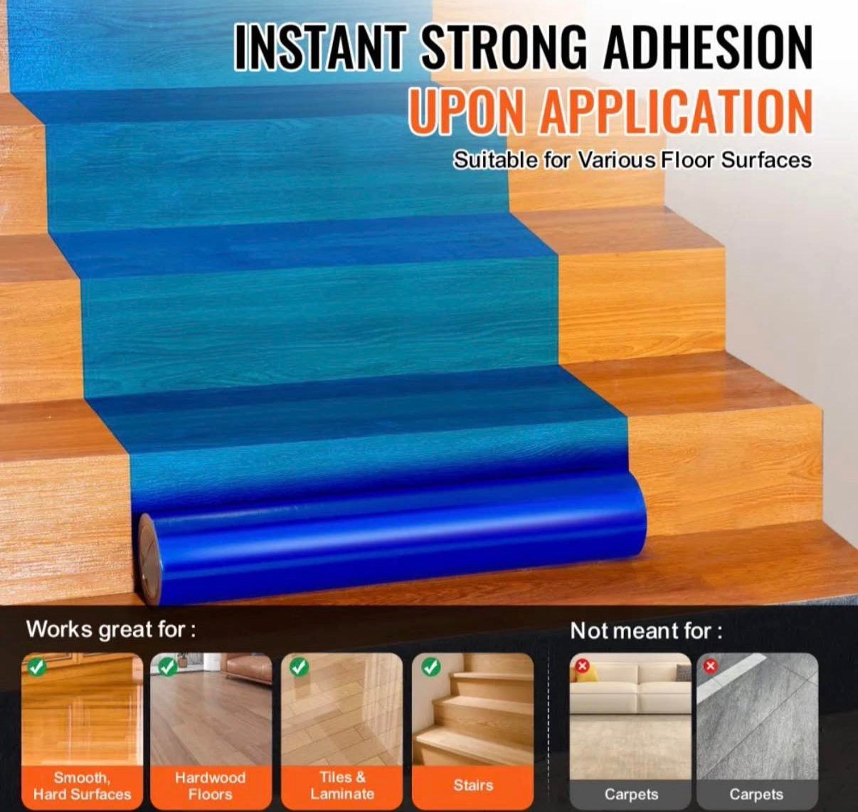Carpet Protection Film, 24" x 200'
