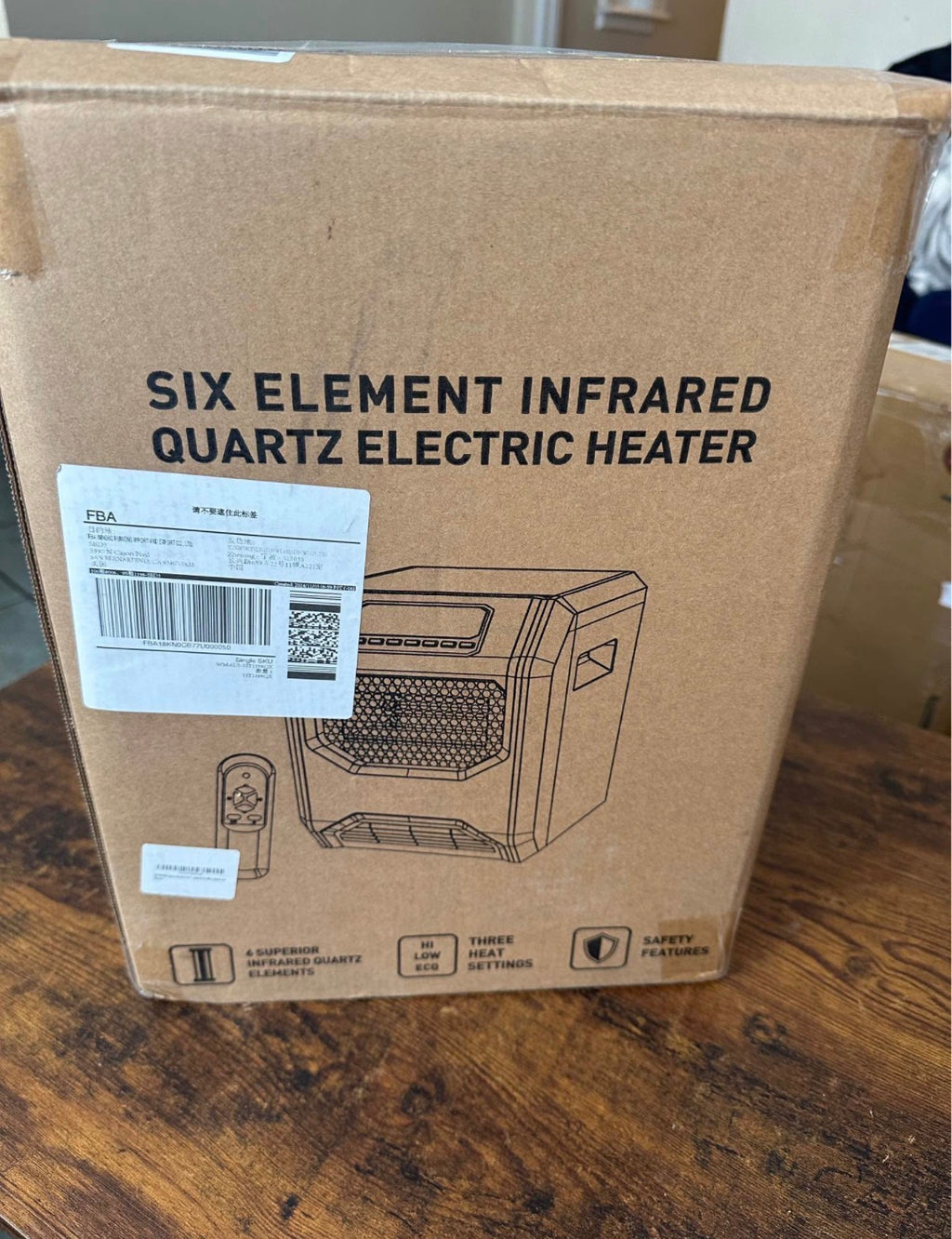 Infrared Space Heater 3 Mode 1500W