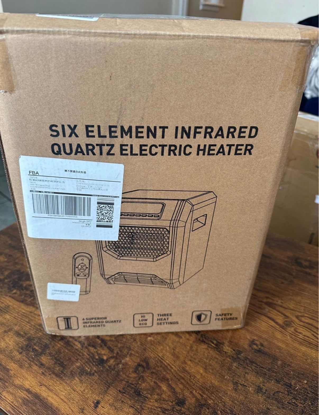 Infrared Space Heater 3 Mode 1500W